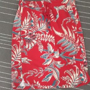 Loft drawstring skirt